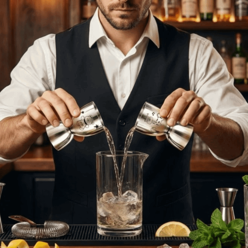Jigger Double Sided - 30/60ML Stainless Steel Jigger with Scale