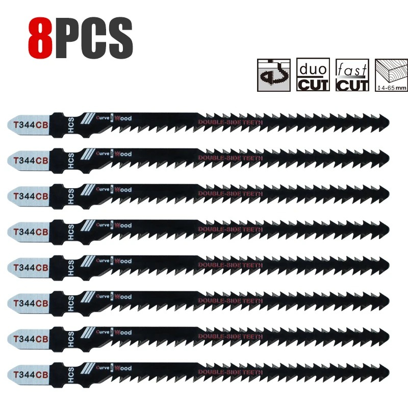 Jigger Double Sided - Double-Sided Jigsaw Blades 4/8-Pack T344Cb for