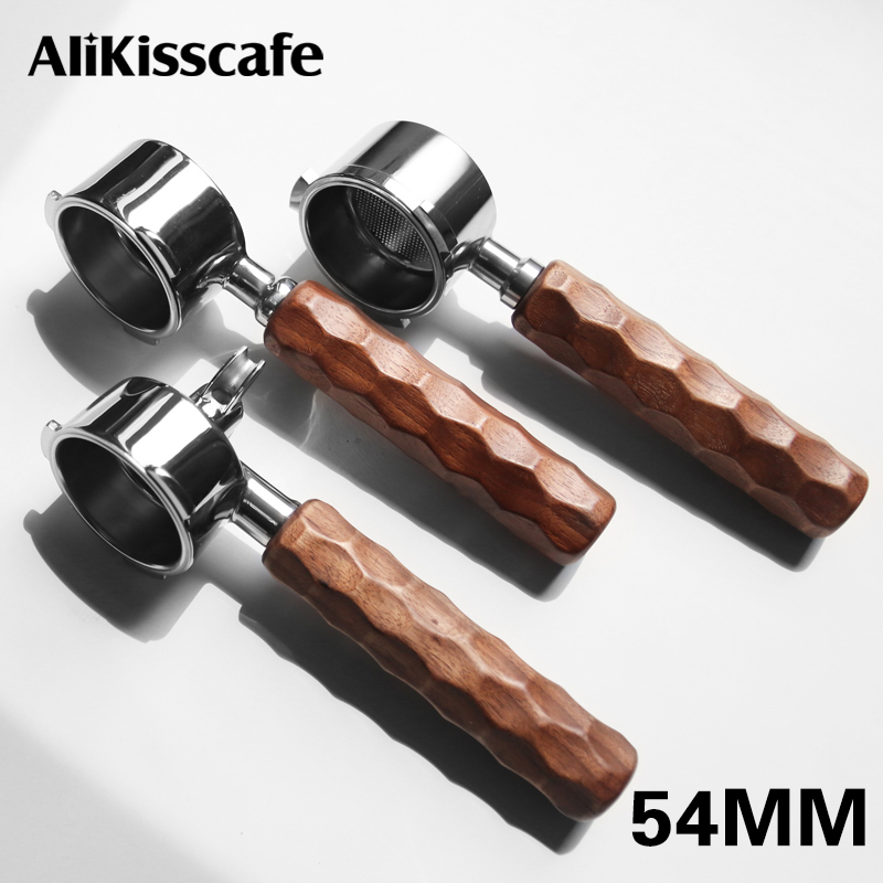 Home Barista - 54mm Coffee Bottomless Portafilter Double Spout