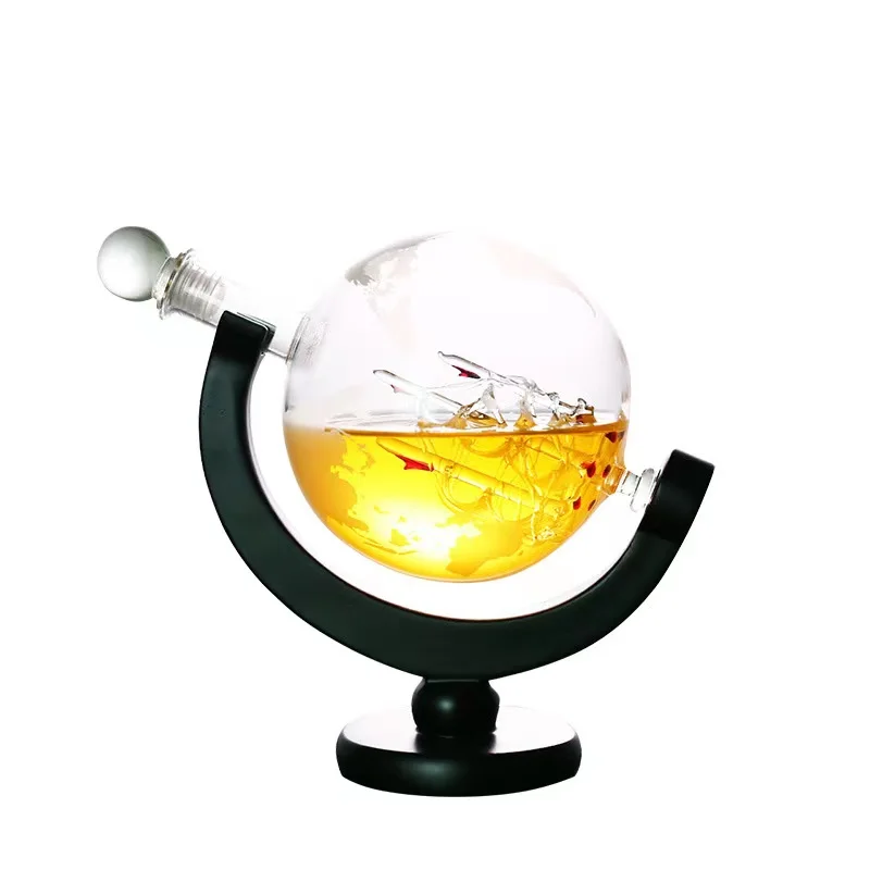 Whiskey Glass Set Crystal Glob - đánh giá và giá Decanter Globe Set
