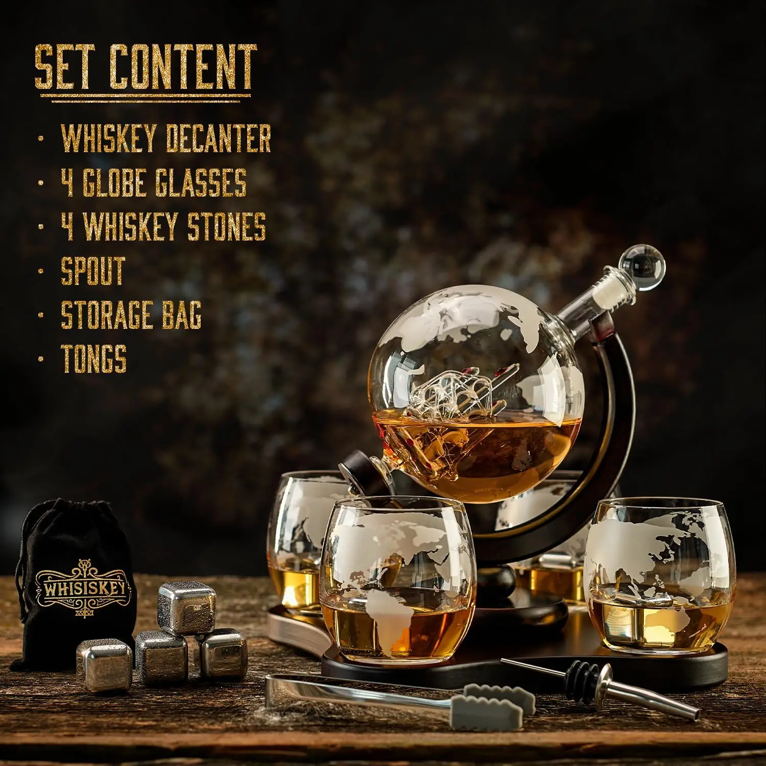 NANCIHUI Creative glass decant - đánh giá và giá Decanter Globe Set