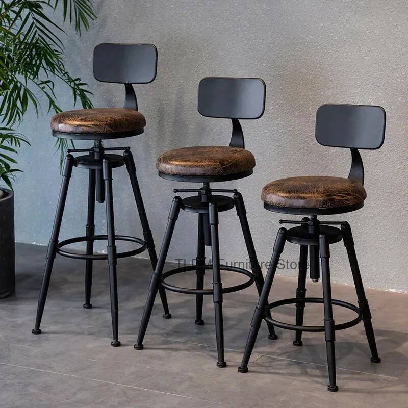 Retro Iron Bar Chair Counter S - đánh giá và giá Home Bar Seating