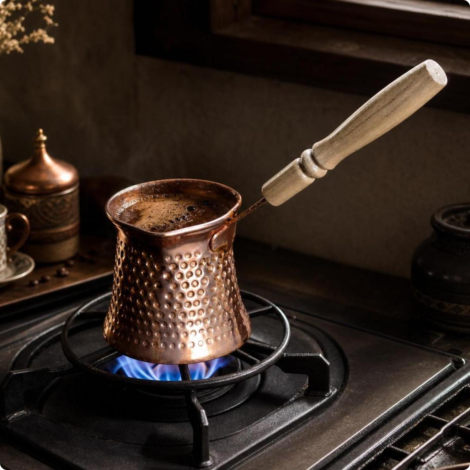 Turkish Coffee Pot Hammered Ib - đánh giá và giá Home Barista