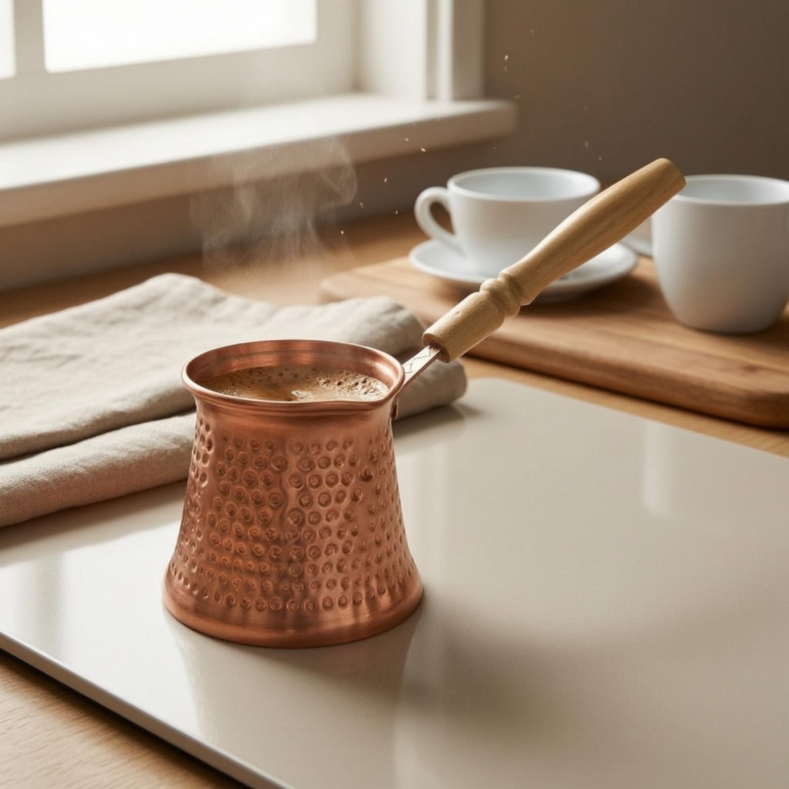 Turkish Coffee Pot Hammered Ib - đánh giá và giá Home Barista
