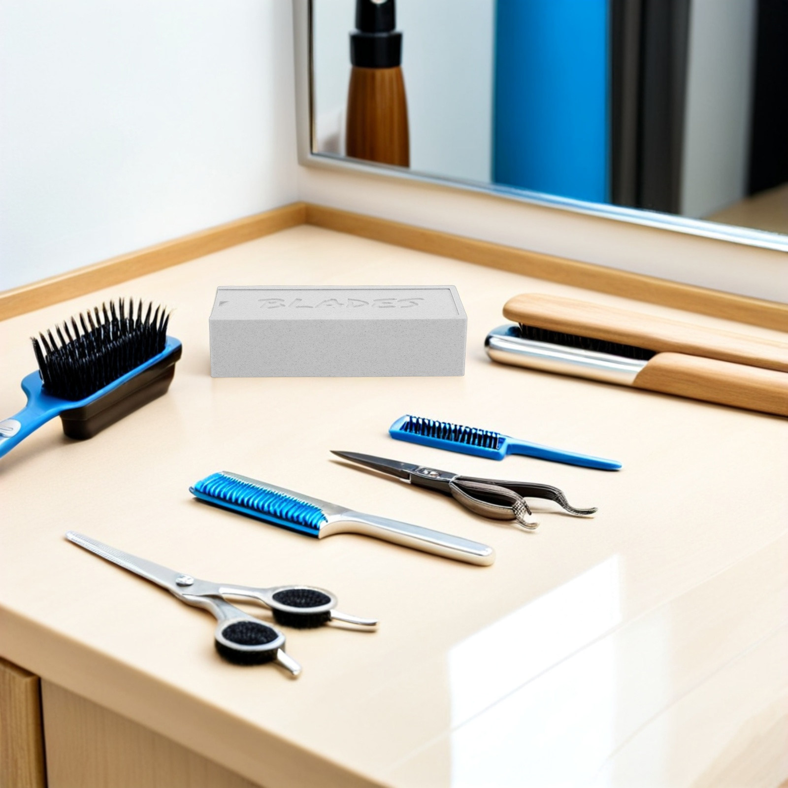 White Double Compartment Blade - đánh giá và giá Home Barber