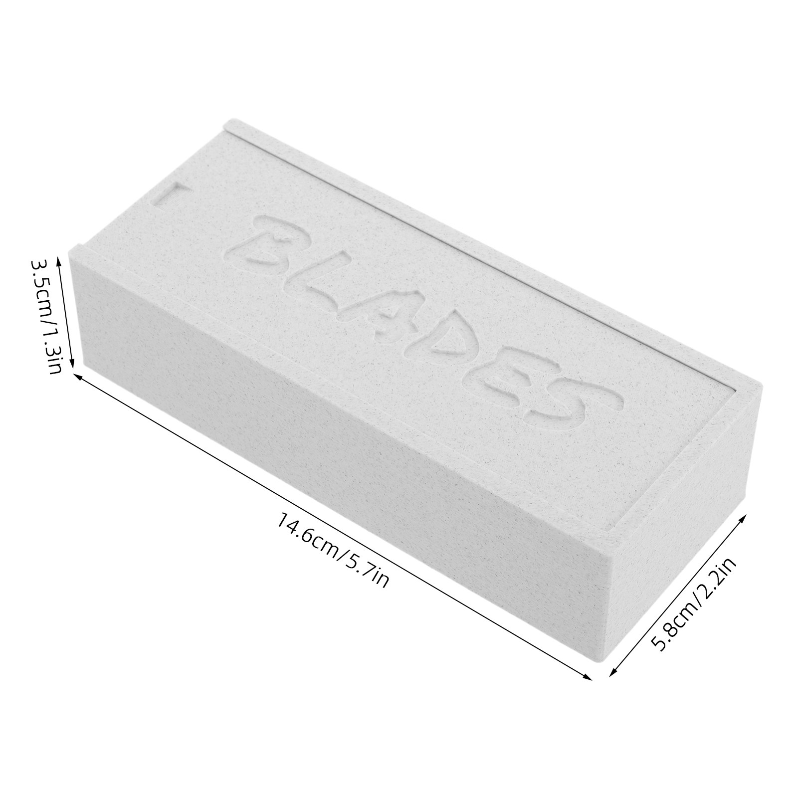 White Double Compartment Blade - đánh giá và giá Home Barber