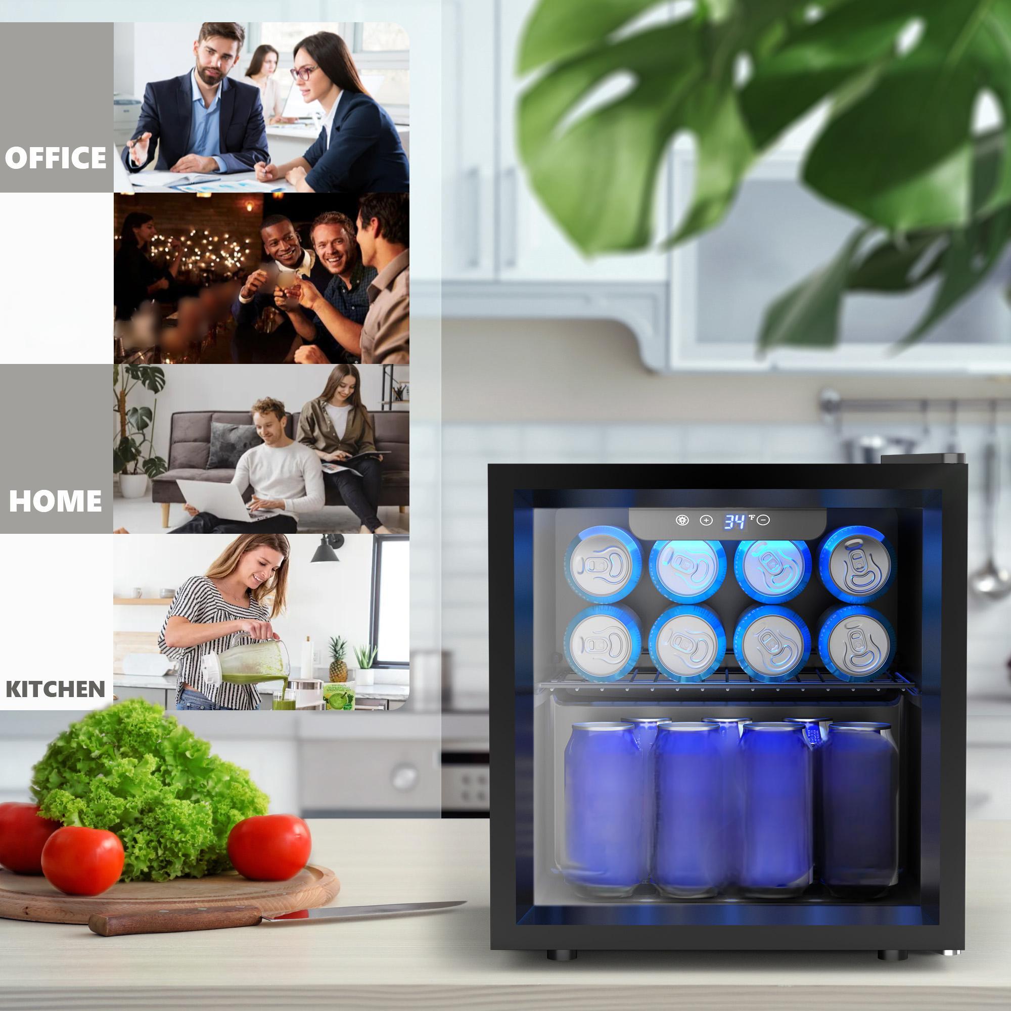 EKOJUCE Glass Door Mini Fridge - đánh giá và giá Home Bar And Fridge