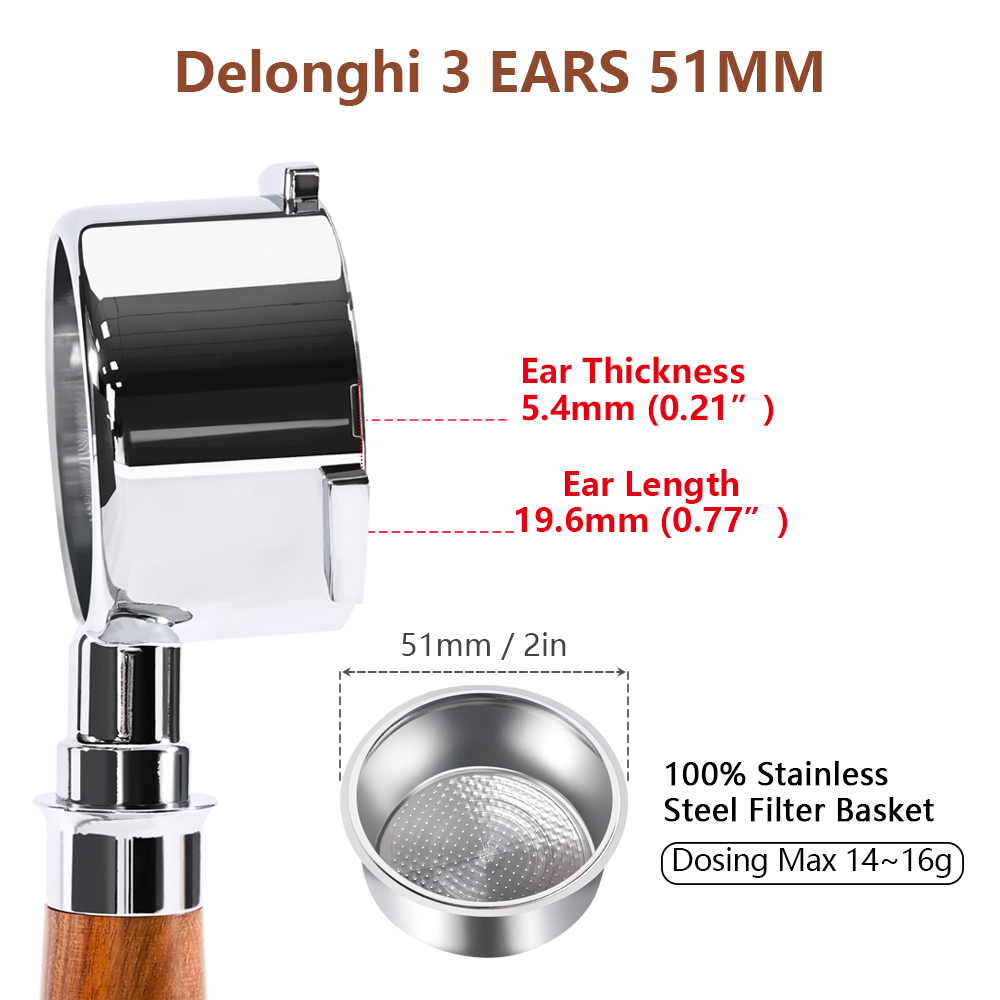 51mm Coffee Bottomless Portafi - đánh giá và giá Home Barista