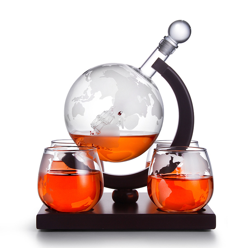 Quả Cầu Bình Đựng Sáng Tạo Kín - đánh giá và giá Decanter Globe Set