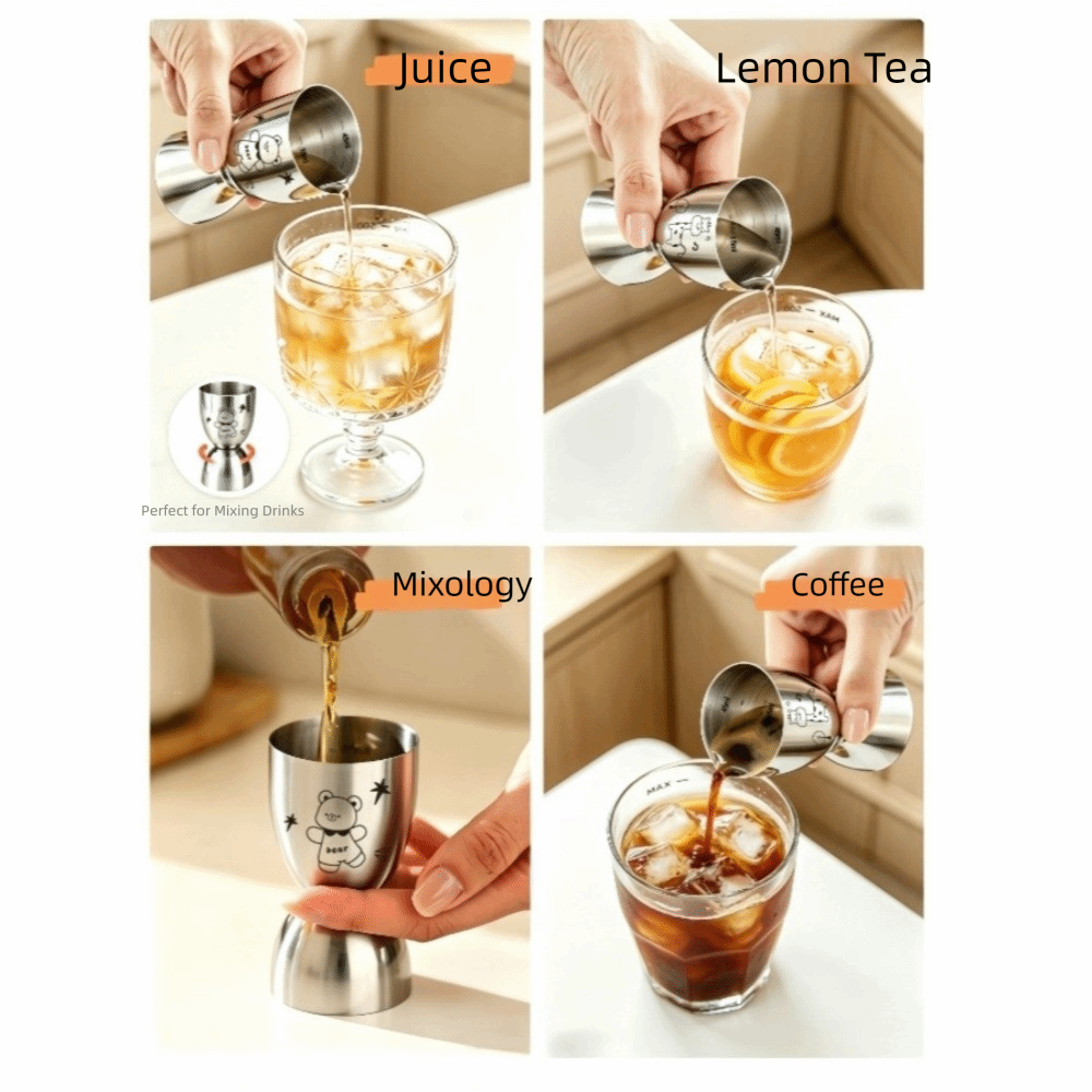 30/60ML Stainless Steel Jigger - đánh giá và giá Jigger Double Sided
