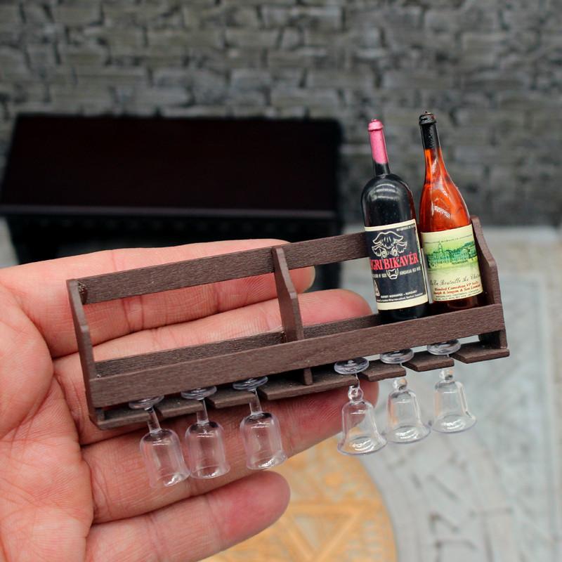 1Set Dollhouse Toy Simulation  - đánh giá và giá Home Bar Stand