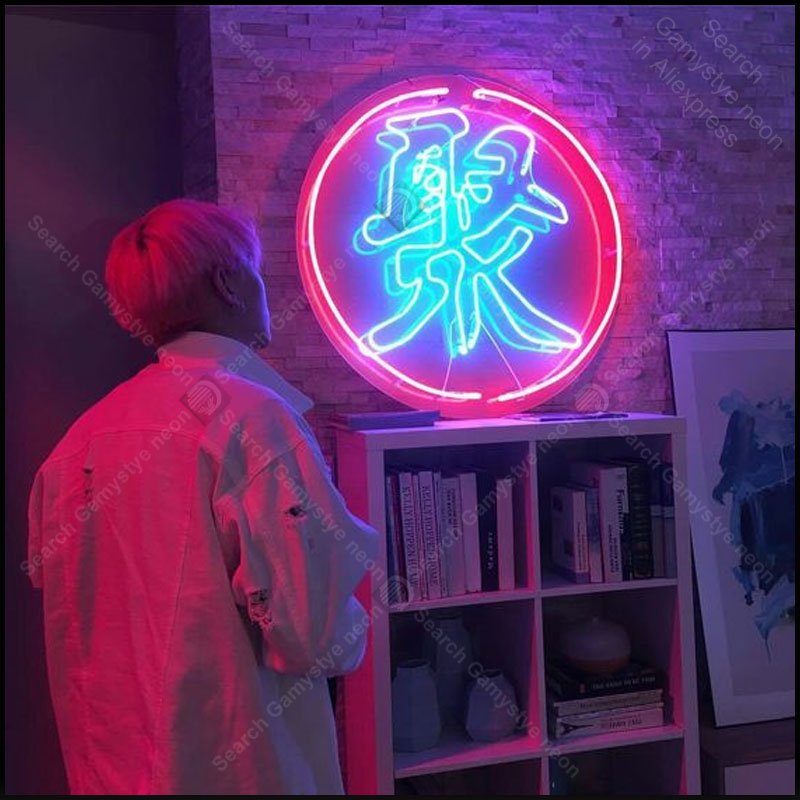 Chinese Word for Party Neon Bu - đánh giá và giá Home Bar Word