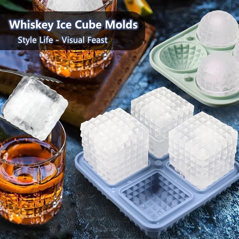Ice Cube Tray Silicone with Li - đánh giá và giá Ice Mold Sphere