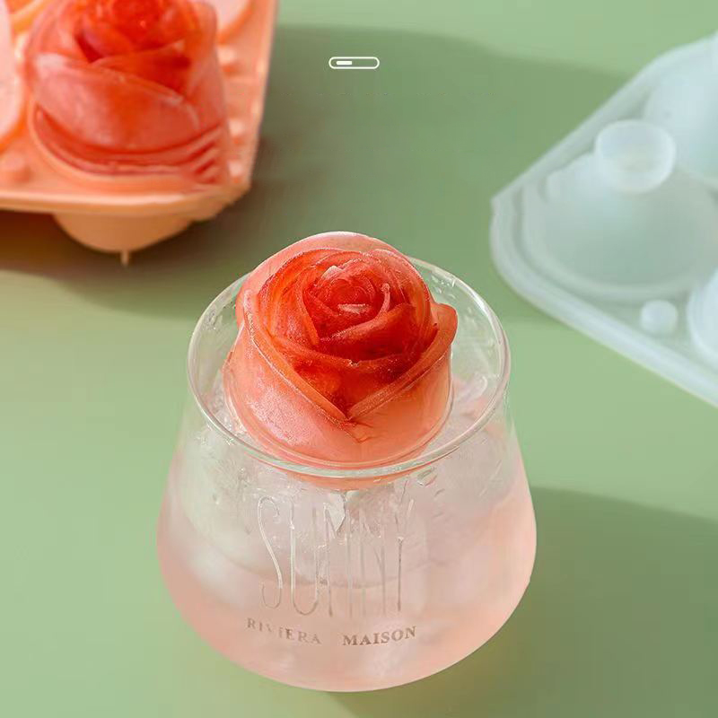 3D Rose Ice Molds 4 Holes Ice  - đánh giá và giá Ice Mold Sphere
