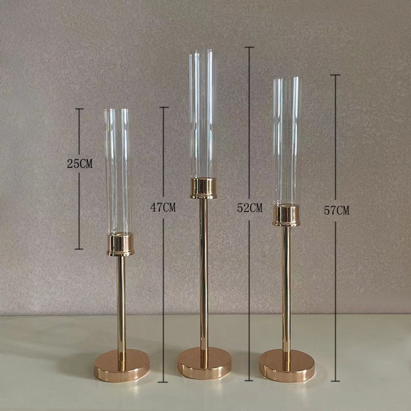 3 Pcs/ Set  Metal Candle Holde - đánh giá và giá Home Bar Stand