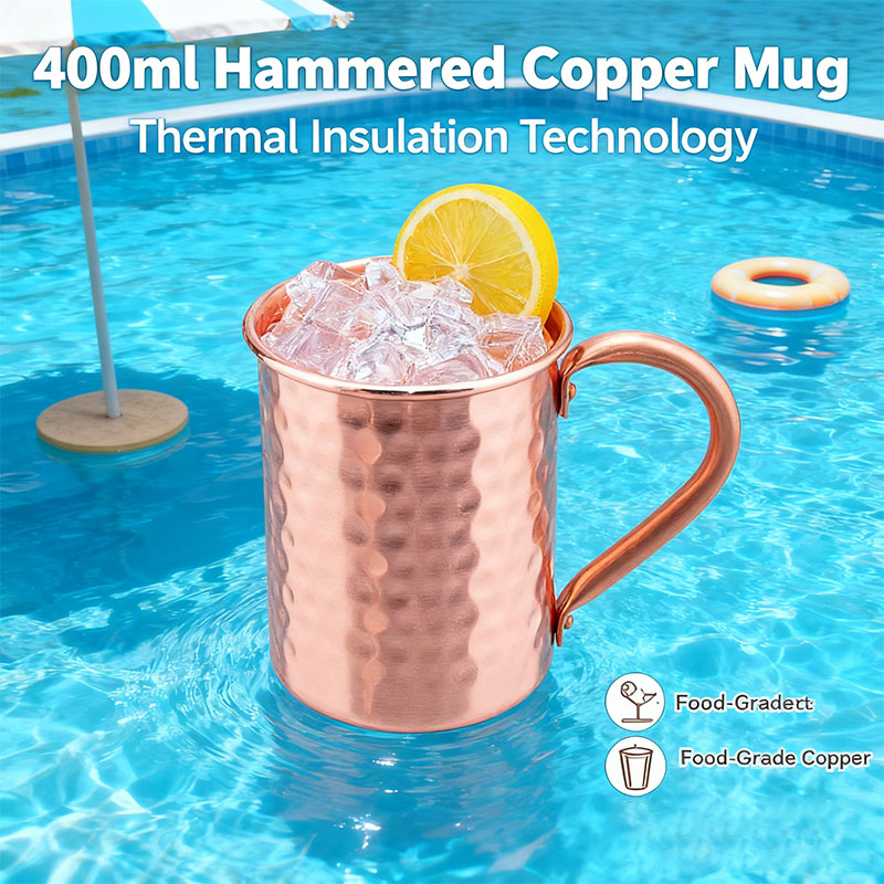 New 100% Copper Cups Pure Soli - đánh giá và giá Mule Copper Mug