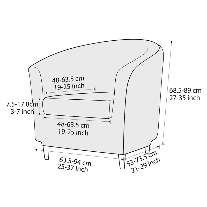 Solid Color Club Armchair Cove - đánh giá và giá Home Bar Seating