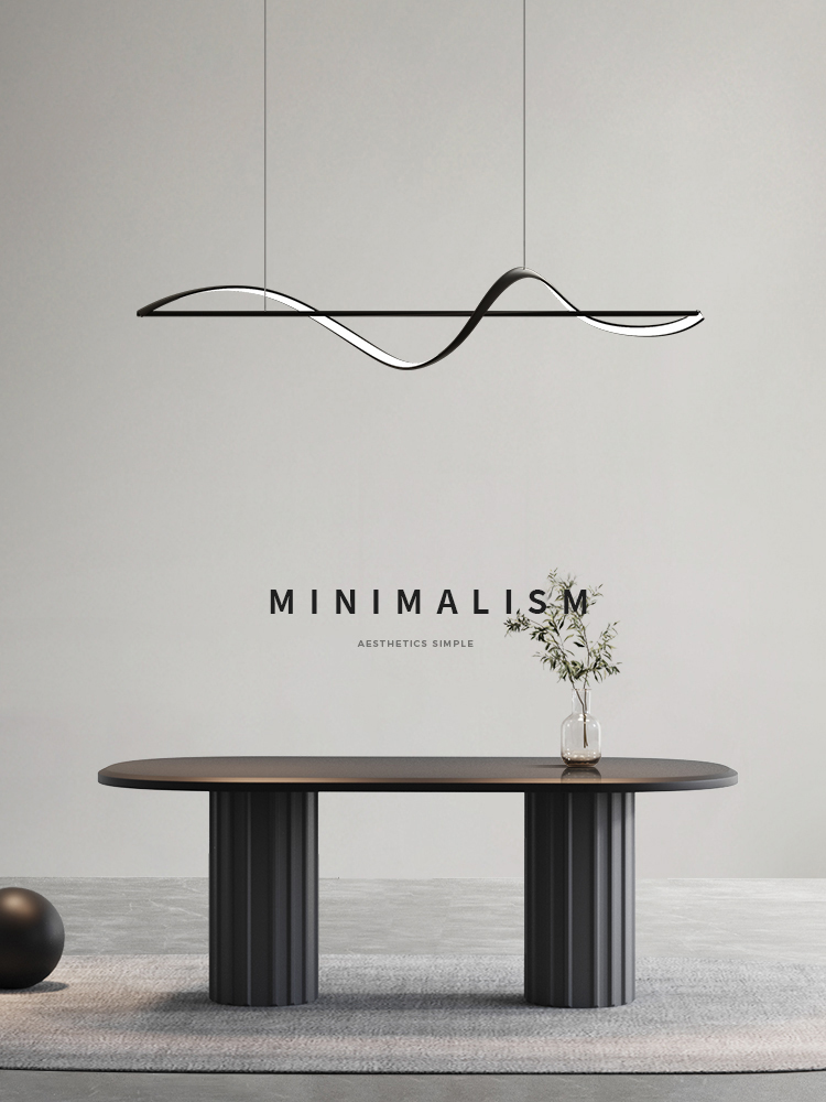 Modern Minimalism Curve Led Pe - đánh giá và giá Home Bar Word