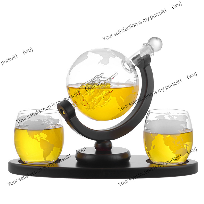 Whiskey Decanter Globe Set wit - đánh giá và giá Decanter Globe Set