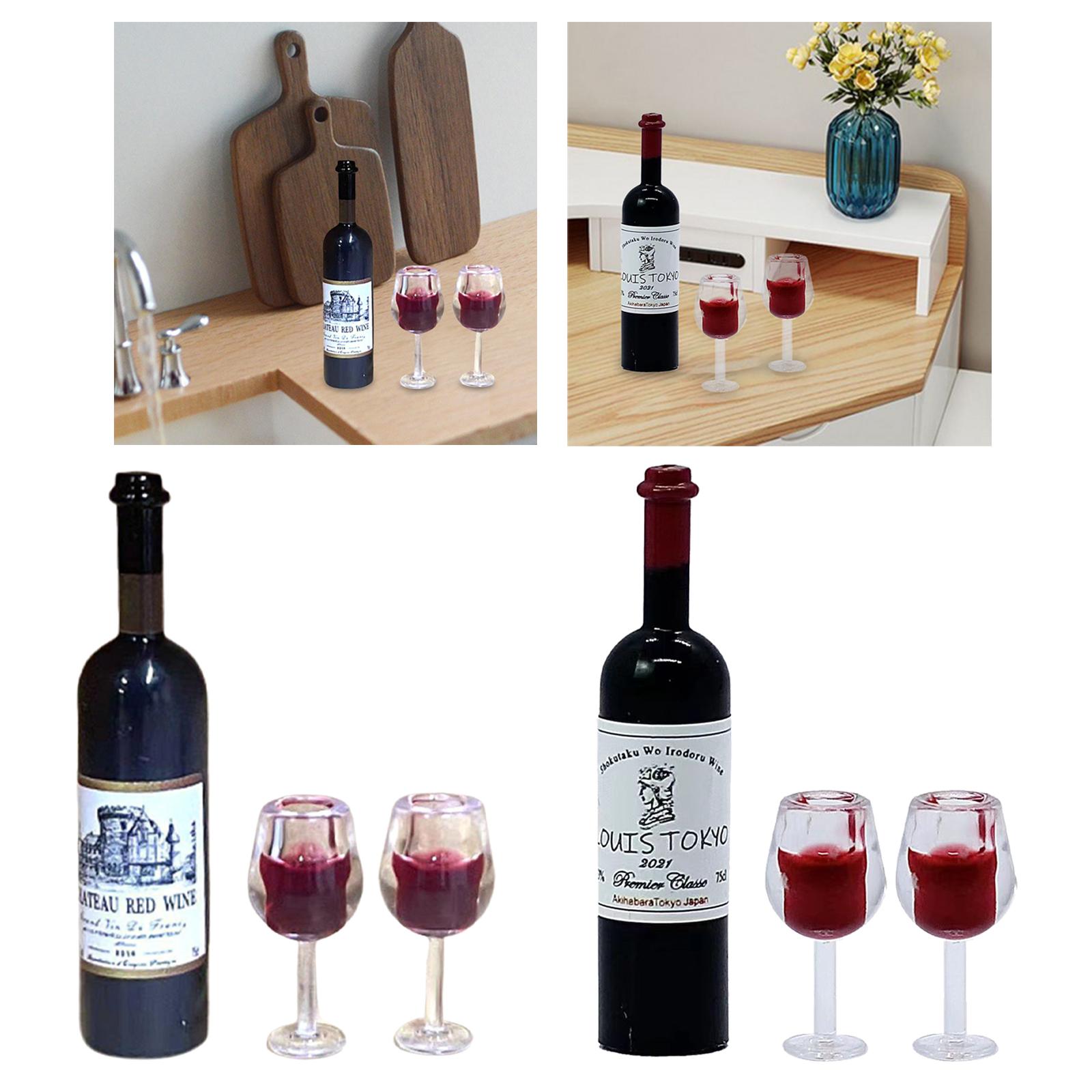 1/12 Scale Dollhouse Wine Bott - đánh giá và giá Home Bar Setup