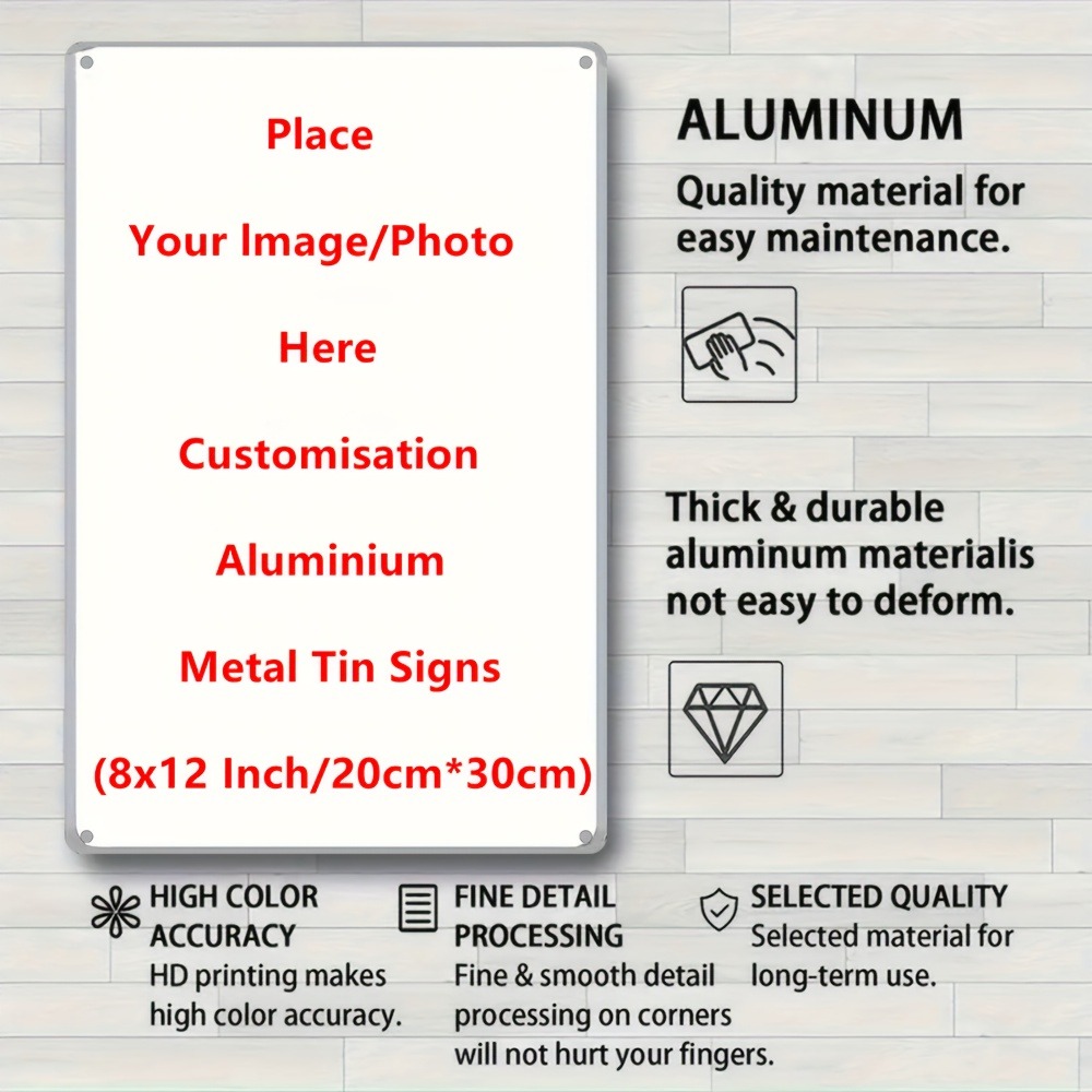 1pc Custom Aluminum Tin Sign 8 - đánh giá và giá Home Bar Cafe