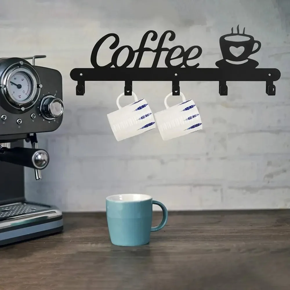 Coffee Metal Mug Holder Wall M - đánh giá và giá Home Bar Word